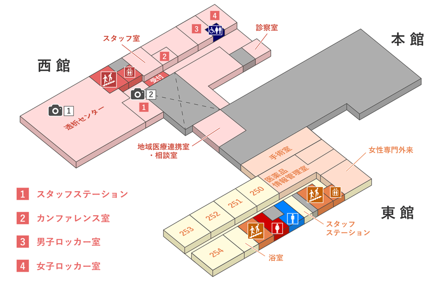 2階のマップ